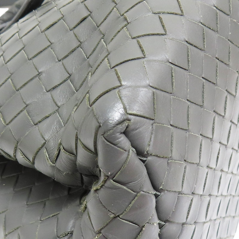 灰色 羊皮編織 Roma small 兩用包【BOTTEGA VENETA BV 寶緹嘉】-12