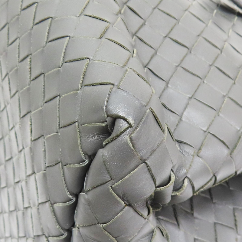 灰色 羊皮編織 Roma small 兩用包【BOTTEGA VENETA BV 寶緹嘉】-15