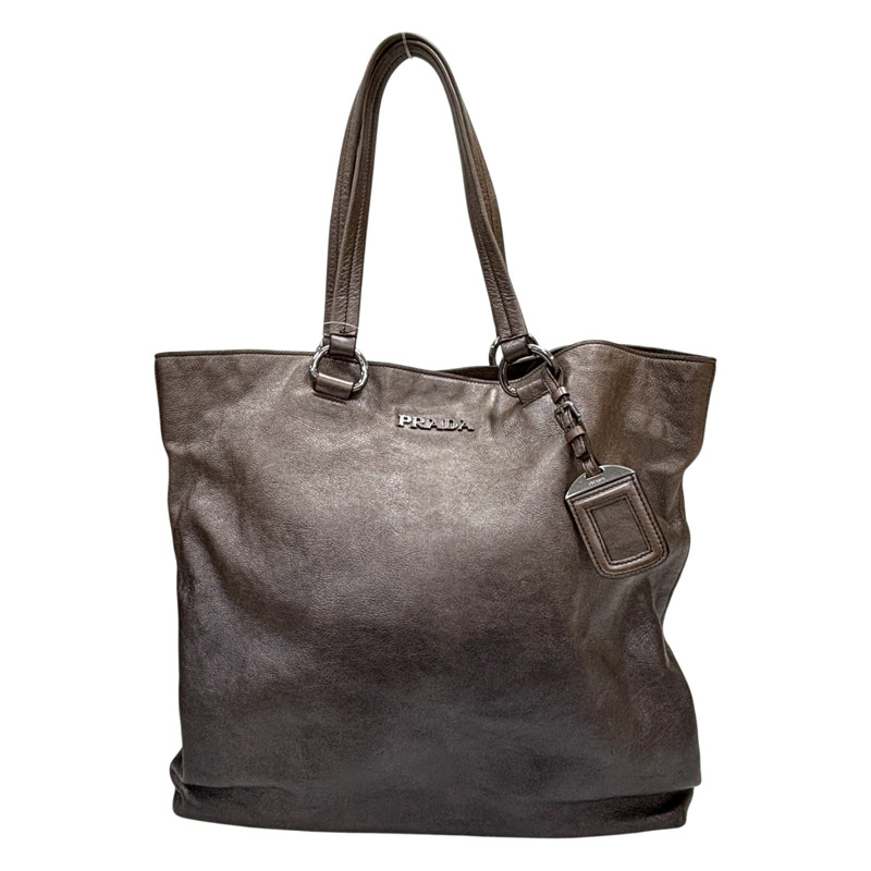 淡金色 牛皮 肩背包 【PRADA 普拉達】 BR4059-0