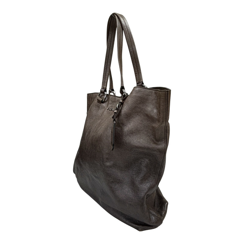 淡金色 牛皮 肩背包 【PRADA 普拉達】 BR4059-1