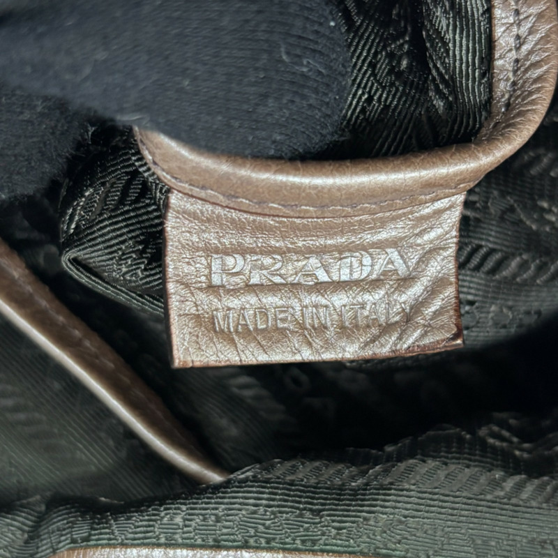 淡金色 牛皮 肩背包 【PRADA 普拉達】 BR4059-6