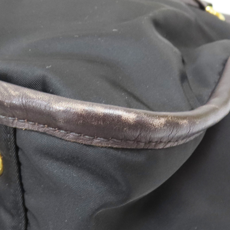 棕色 尼龍帆布 兩用包【PRADA 普拉達】 BN2207-12