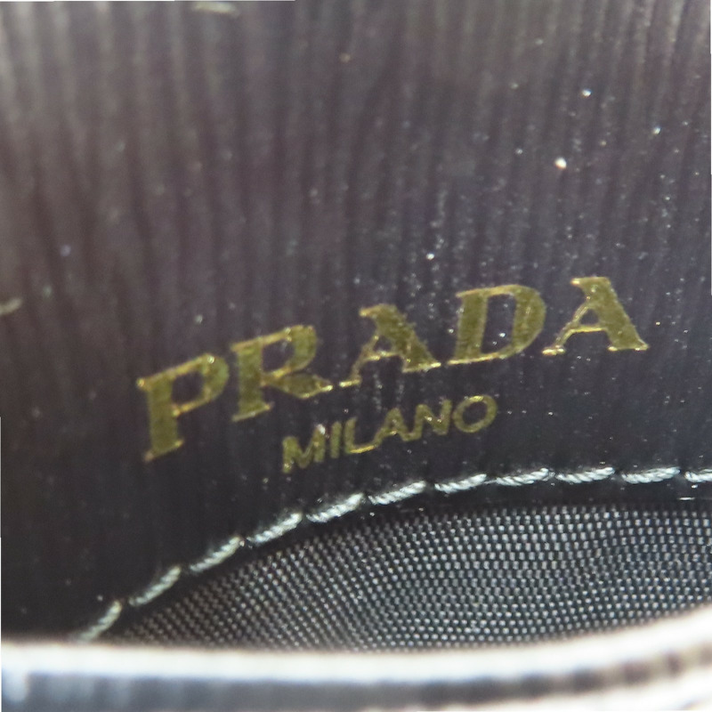 黑色 牛皮 Saffiano 證件夾 1MC007【PRADA 普拉達】 1MC007-4