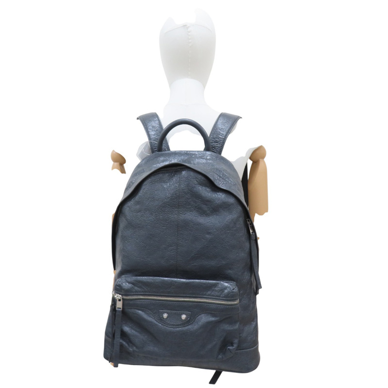 灰色 山羊皮 後背包【BALENCIAGA 巴黎世家】 435315-9