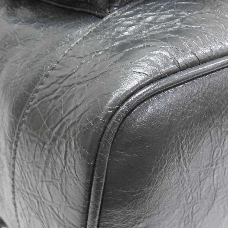 灰色 山羊皮 後背包【BALENCIAGA 巴黎世家】 435315-10