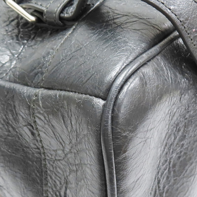 灰色 山羊皮 後背包【BALENCIAGA 巴黎世家】 435315-12