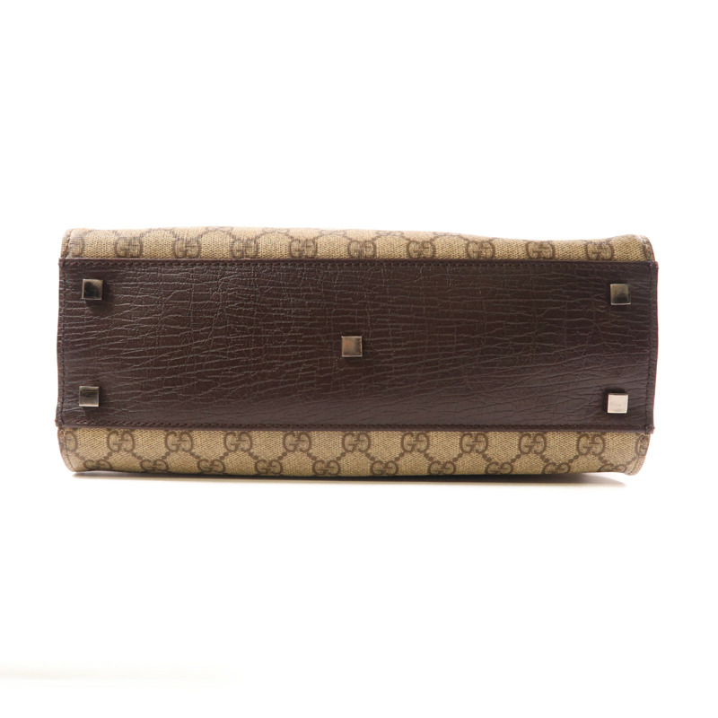 烏木色 GG Supreme帆布 托特包【GUCCI 古馳】 200047-3