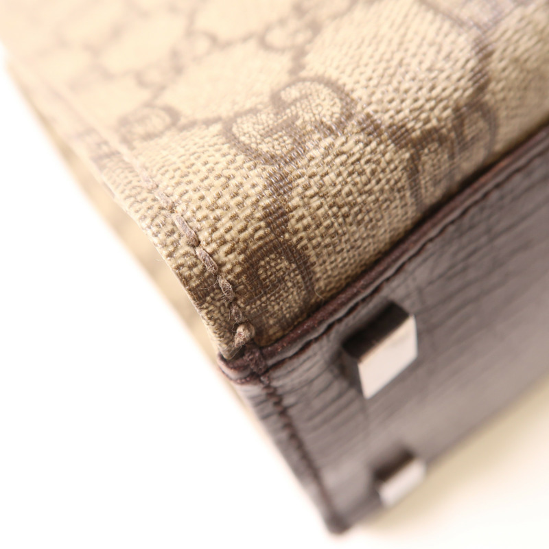 烏木色 GG Supreme帆布 托特包【GUCCI 古馳】 200047-9