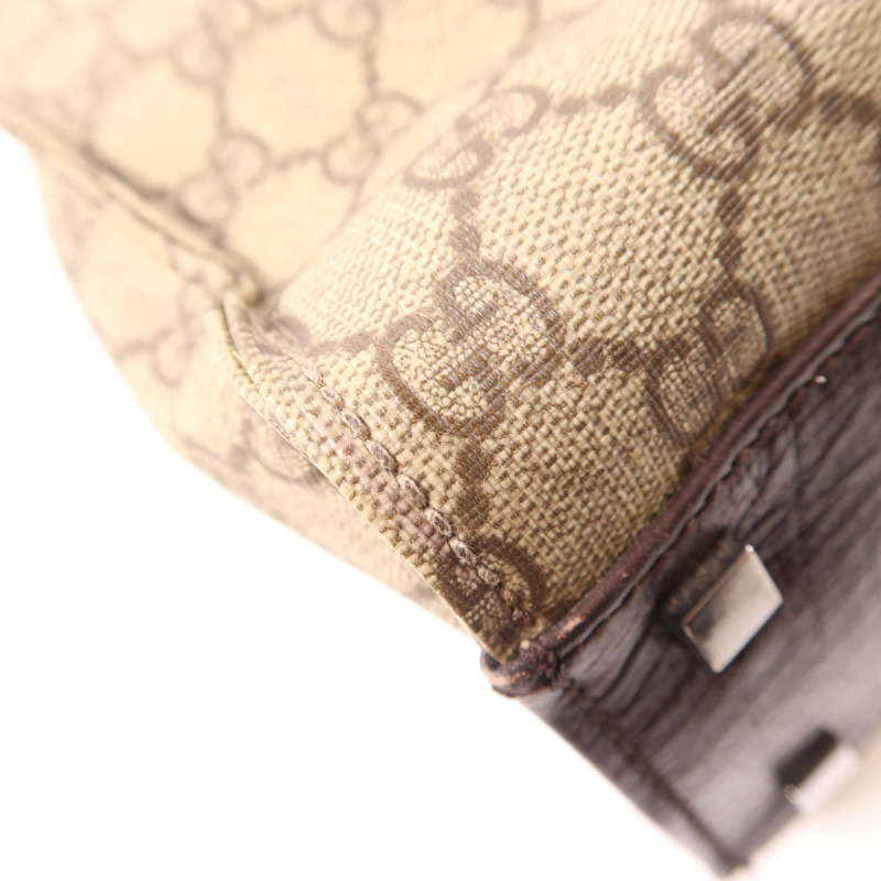 烏木色 GG Supreme帆布 托特包【GUCCI 古馳】 200047-11