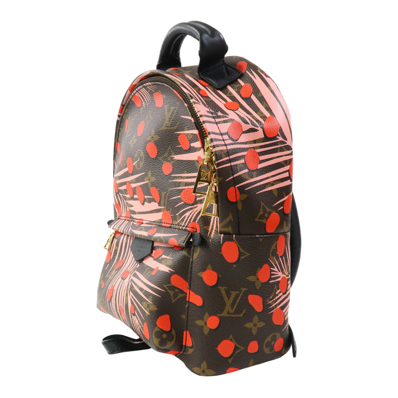 棕色 原花帆布 Jungle Dot Palm Springs 後背包 M41981【LOUIS VUITTON LV 路易威登】 #FL1146-1