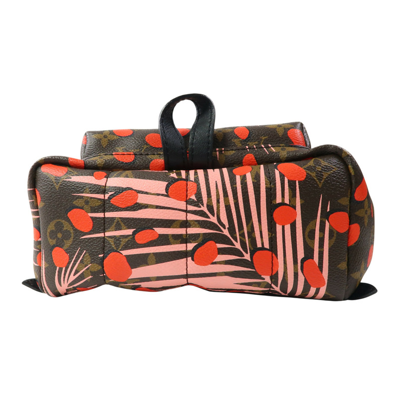 棕色 原花帆布 Jungle Dot Palm Springs 後背包 M41981【LOUIS VUITTON LV 路易威登】 #FL1146-4