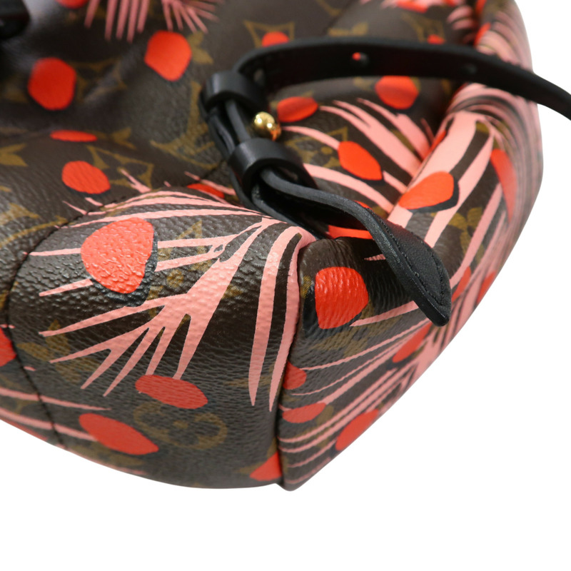 棕色 原花帆布 Jungle Dot Palm Springs 後背包 M41981【LOUIS VUITTON LV 路易威登】 #FL1146-9