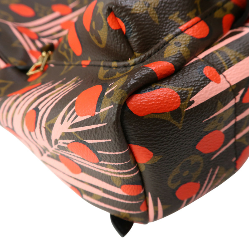 棕色 原花帆布 Jungle Dot Palm Springs 後背包 M41981【LOUIS VUITTON LV 路易威登】 #FL1146-11