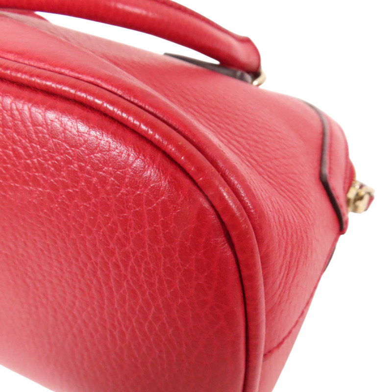 紅色 牛色 GG Charm Dome 两用包【GUCCI 古馳】 449661/493492-13