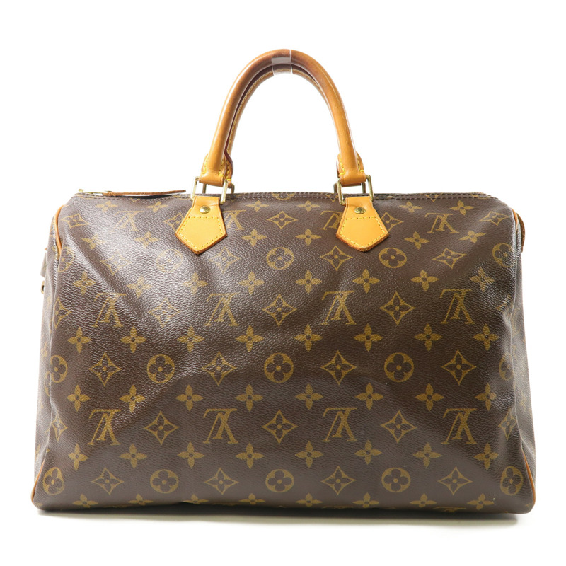 棕色 原花帆布 Speedy 35 波士頓包 手提包 M41524【LOUIS VUITTON LV 路易威登】 M41524-1