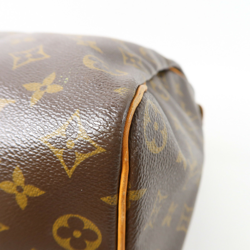 棕色 原花帆布 Speedy 35 波士頓包 手提包 M41524【LOUIS VUITTON LV 路易威登】 M41524-7