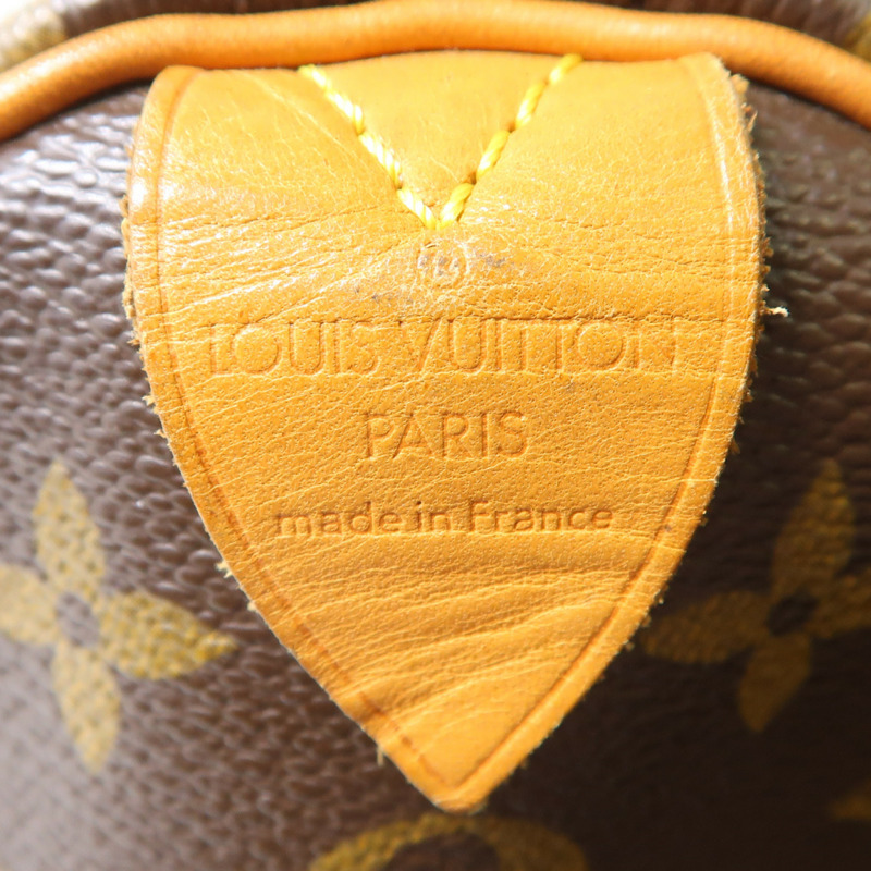 棕色 原花帆布 Speedy 35 波士頓包 手提包 M41524【LOUIS VUITTON LV 路易威登】 M41524-10