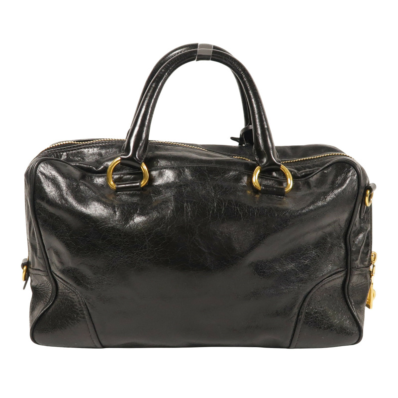 黑色 牛革 两用包【PRADA 普拉達】-1