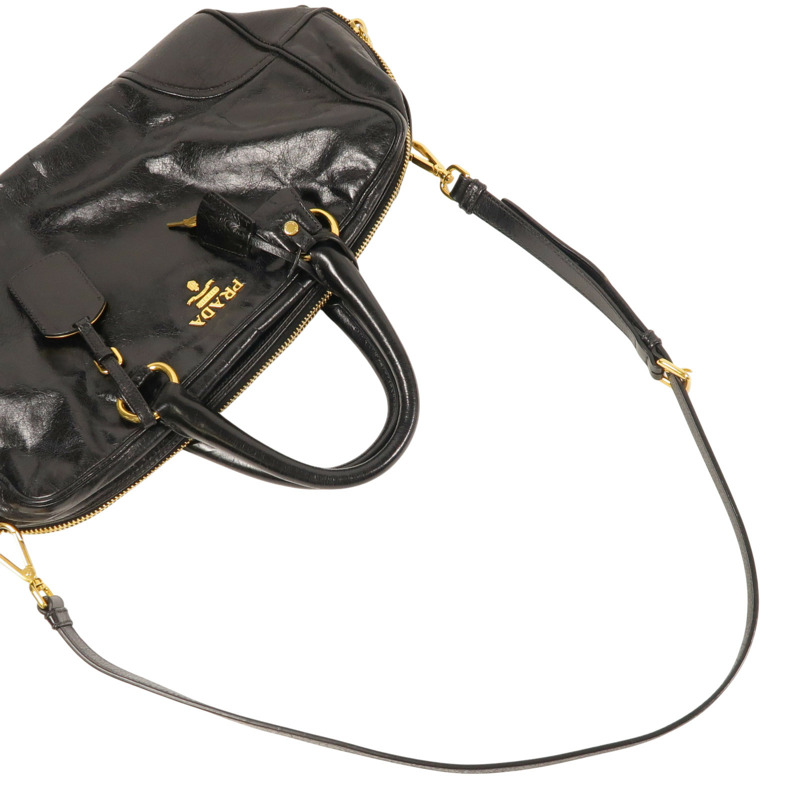 黑色 牛革 两用包【PRADA 普拉達】-5