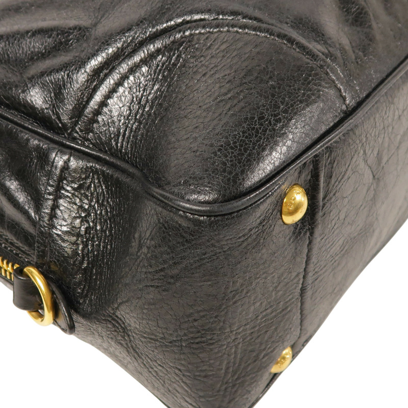 黑色 牛革 两用包【PRADA 普拉達】-14