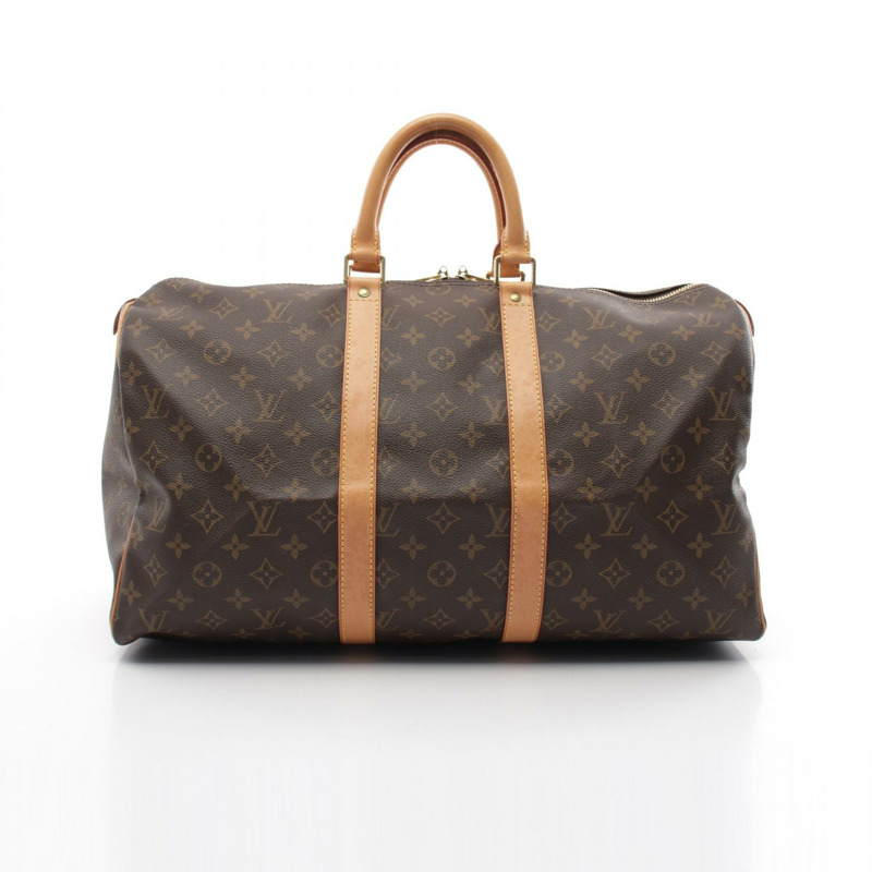 棕色 原花帆布 Keepall 45 手提包 行李袋 M41428【LOUIS VUITTON LV 路易威登】 M41428-0