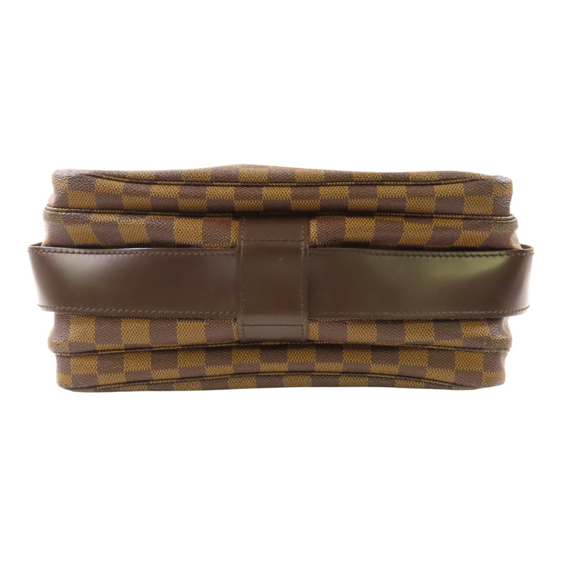 棕色 棋盤格 帆布 Naviglio 肩背包 N45255【LOUIS VUITTON LV 路易威登】 N45255-3