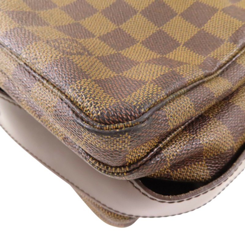 棕色 棋盤格 帆布 Naviglio 肩背包 N45255【LOUIS VUITTON LV 路易威登】 N45255-13