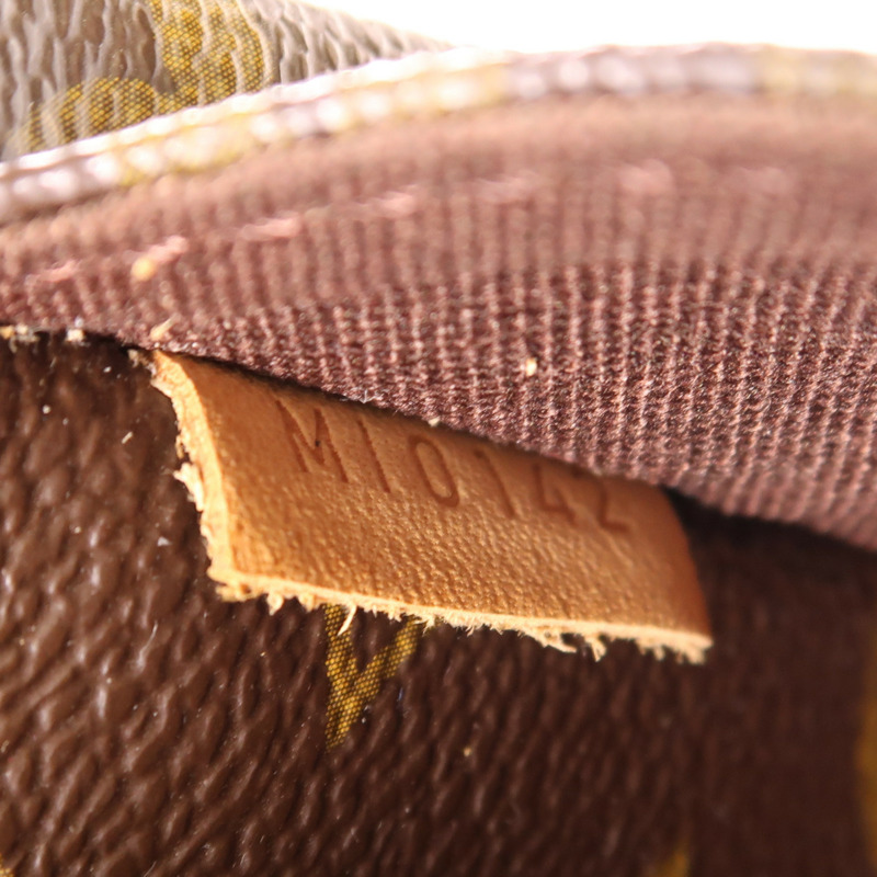 棕色 原花 帆布 Menilmontant MM 肩背包【LOUIS VUITTON LV 路易威登】 M40473-6