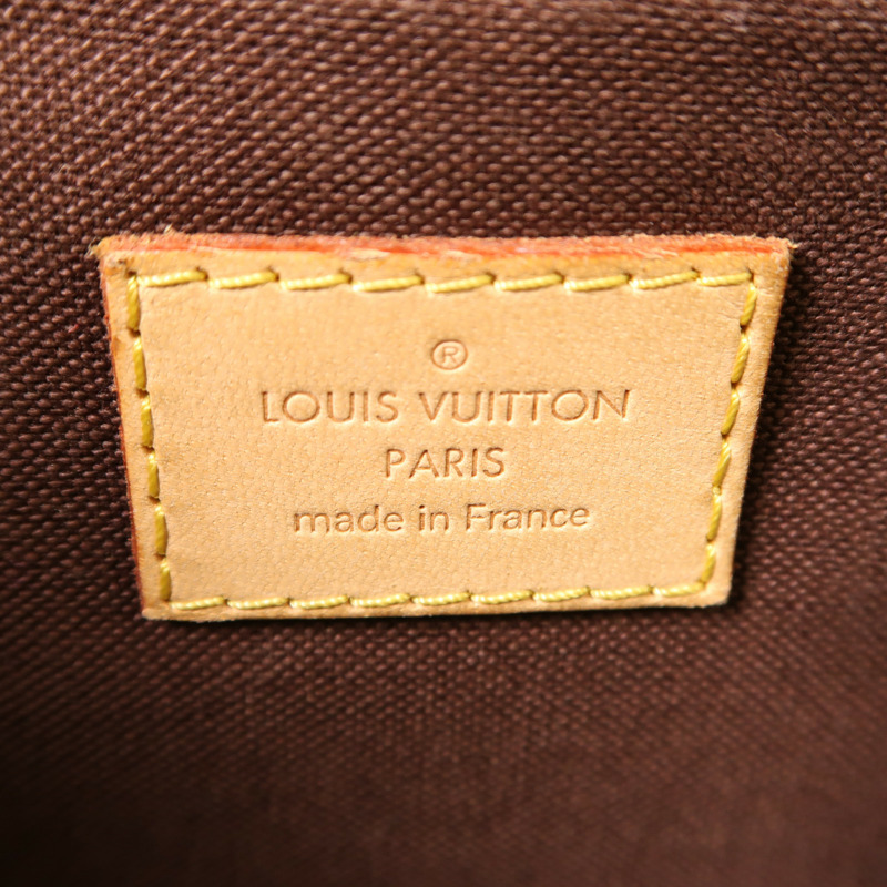 棕色 原花 帆布 Menilmontant MM 肩背包【LOUIS VUITTON LV 路易威登】 M40473-7