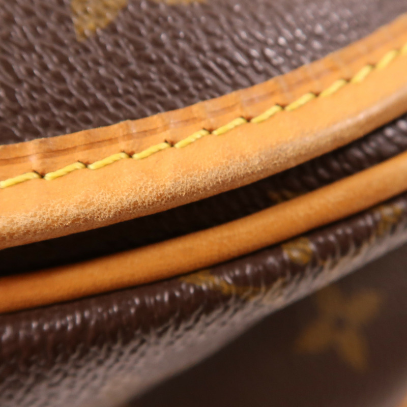 棕色 原花 帆布 Menilmontant MM 肩背包【LOUIS VUITTON LV 路易威登】 M40473-8