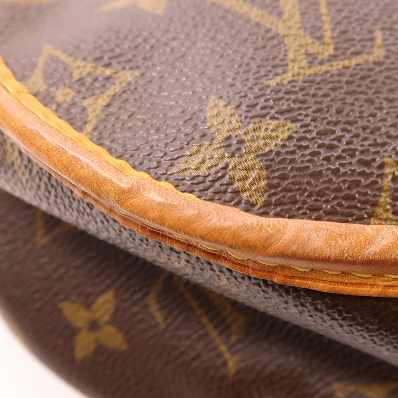 棕色 原花 帆布 Menilmontant MM 肩背包【LOUIS VUITTON LV 路易威登】 M40473-11