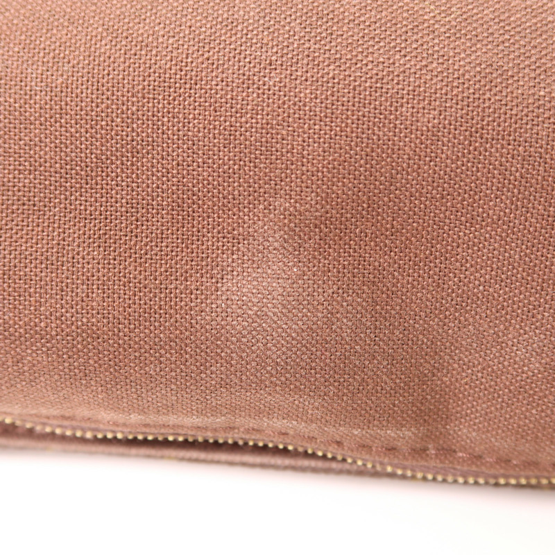棕色 原花 帆布 Menilmontant MM 肩背包【LOUIS VUITTON LV 路易威登】 M40473-13
