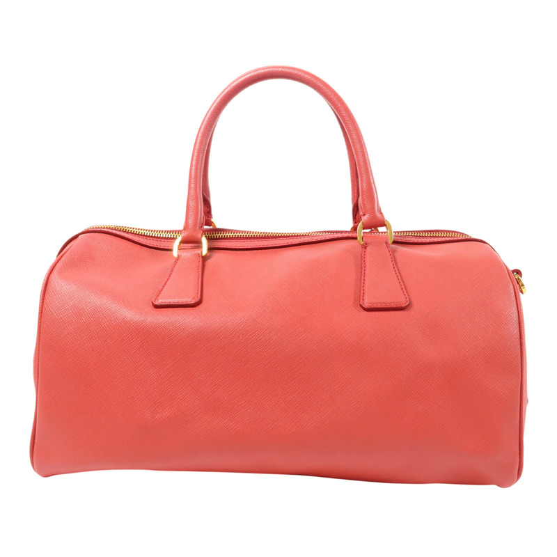 紅色 Saffiano 防刮牛皮 兩用包【PRADA 普拉達】 BL0796-1