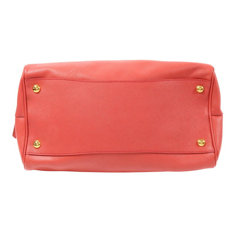 紅色 Saffiano 防刮牛皮 兩用包【PRADA 普拉達】 BL0796-3