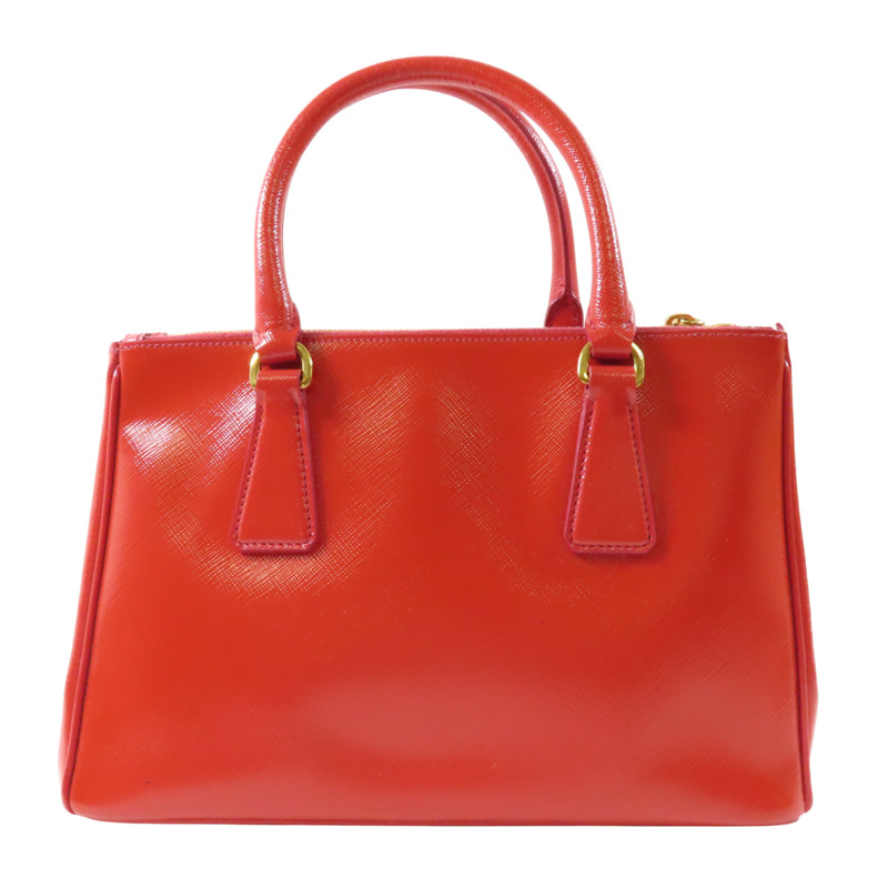 紅色 Saffiano 防刮牛皮 Galleria 兩用包【PRADA 普拉達】 BN2316-1