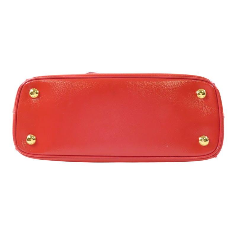 紅色 Saffiano 防刮牛皮 Galleria 兩用包【PRADA 普拉達】 BN2316-3