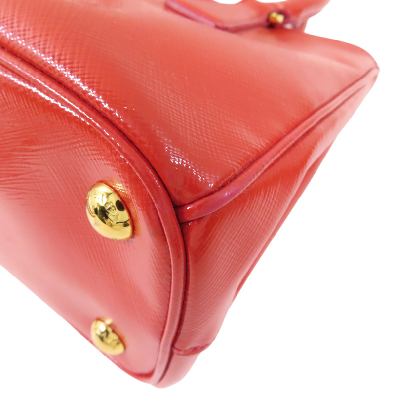 紅色 Saffiano 防刮牛皮 Galleria 兩用包【PRADA 普拉達】 BN2316-10