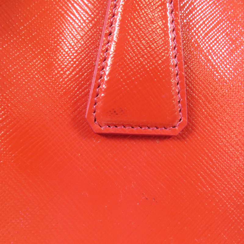 紅色 Saffiano 防刮牛皮 Galleria 兩用包【PRADA 普拉達】 BN2316-14