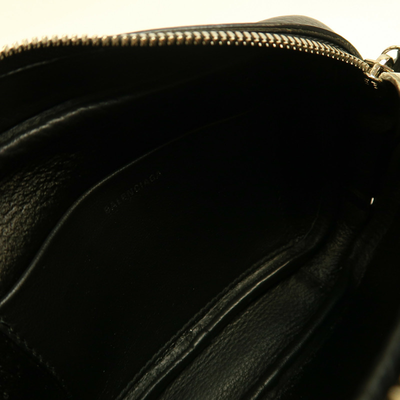 黑色 牛皮 Everyday 相機包 肩背包【BALENCIAGA 巴黎世家】 489809/568008-4