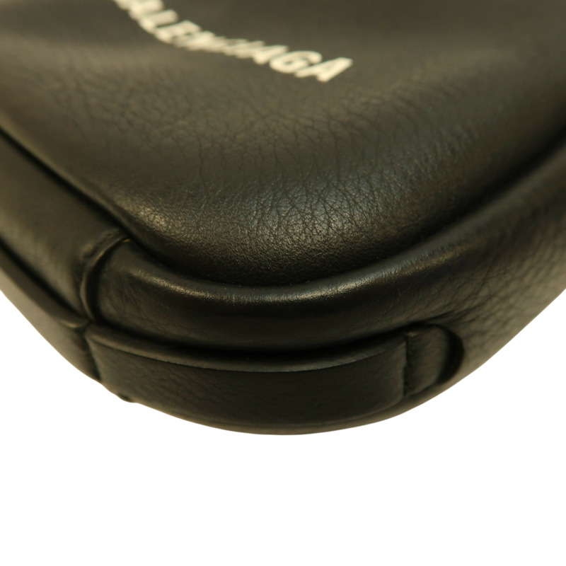 黑色 牛皮 Everyday 相機包 肩背包【BALENCIAGA 巴黎世家】 489809/568008-12