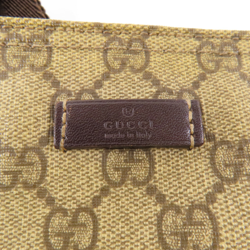 烏木色 GG Supreme帆布 肩背包【GUCCI 古馳】 201446/213048-7