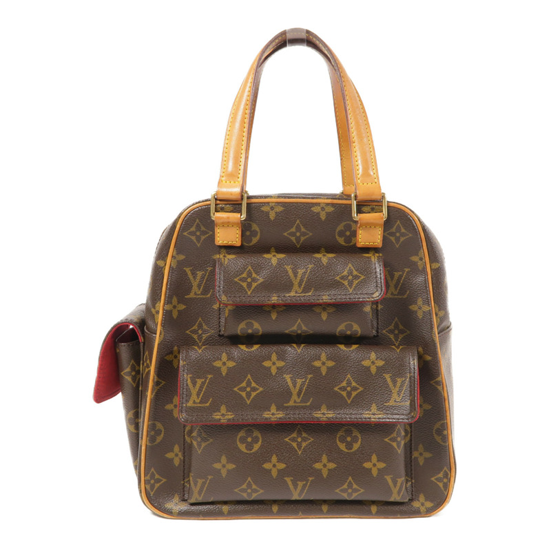 棕色 原花 帆布 Excentri-Cite 手提包【LOUIS VUITTON LV 路易威登】 M51161-0
