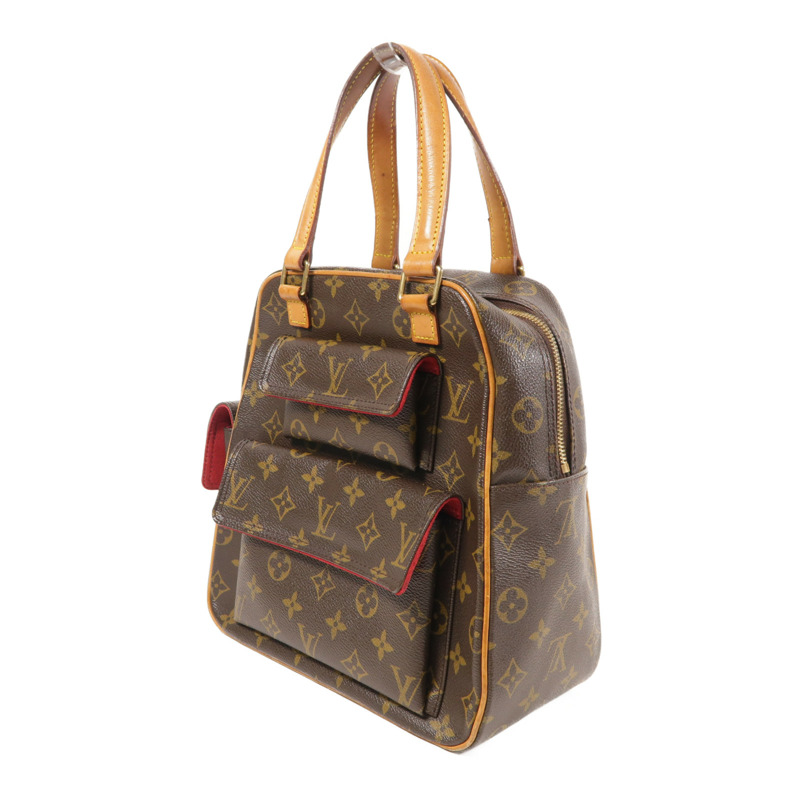 棕色 原花 帆布 Excentri-Cite 手提包【LOUIS VUITTON LV 路易威登】 M51161-2