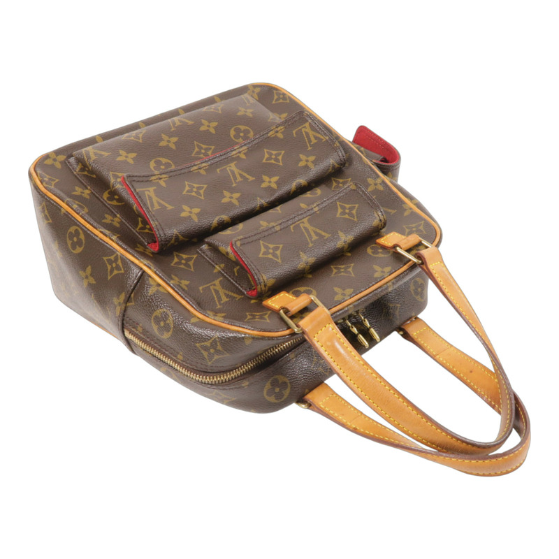 棕色 原花 帆布 Excentri-Cite 手提包【LOUIS VUITTON LV 路易威登】 M51161-7