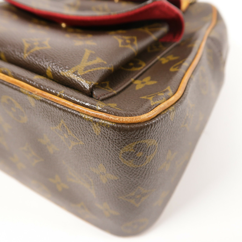 棕色 原花 帆布 Excentri-Cite 手提包【LOUIS VUITTON LV 路易威登】 M51161-8