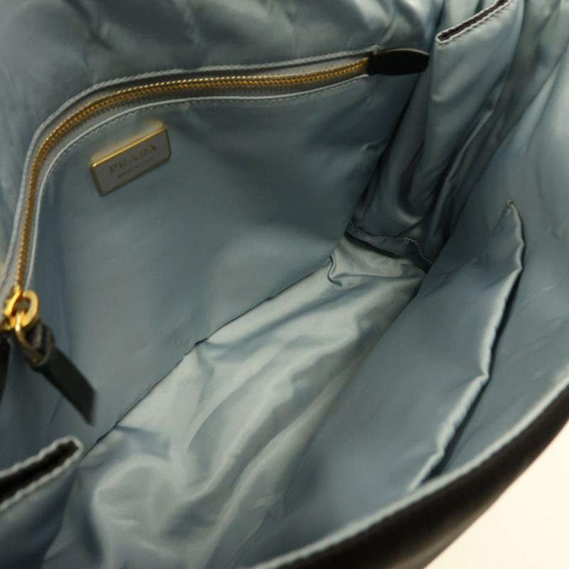 黑色 尼龍帆布 Etiquette 兩用包【PRADA 普拉達】 1BD088-4