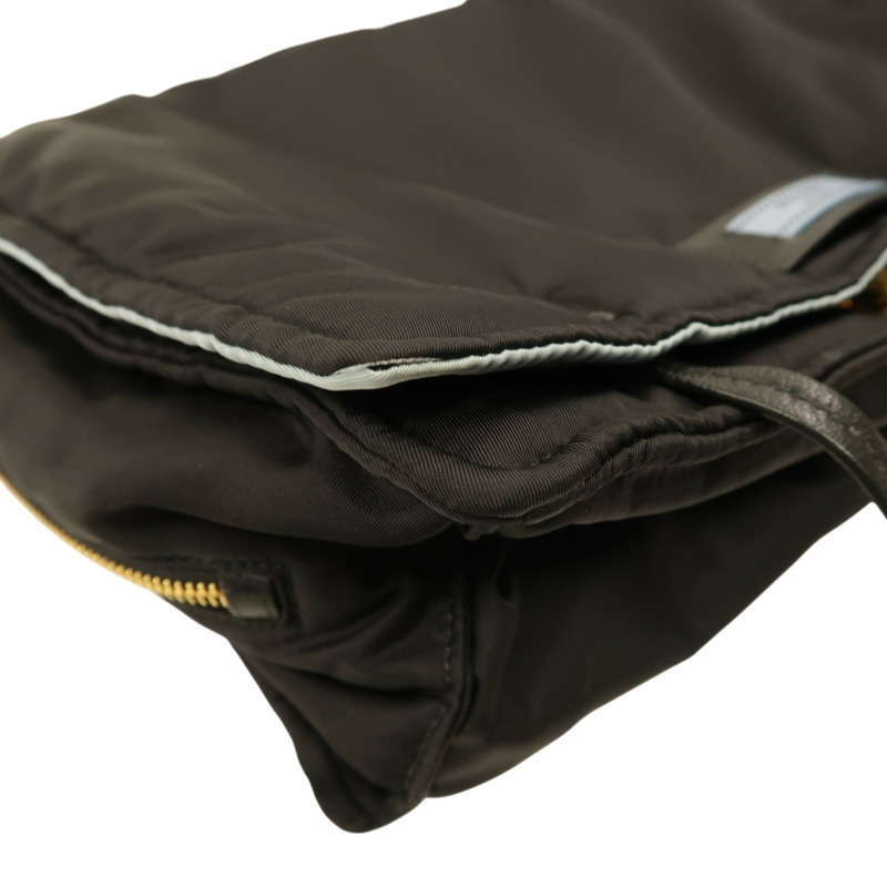 黑色 尼龍帆布 Etiquette 兩用包【PRADA 普拉達】 1BD088-10