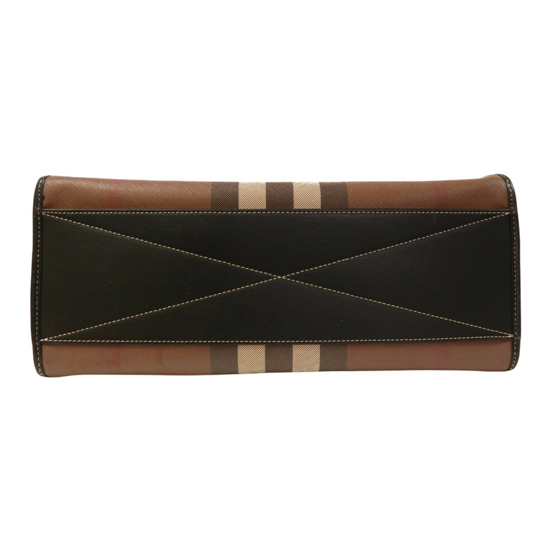 棕色 經典格紋 Slim Vertical Denny 两用包【BURBERRY 巴寶莉】-3