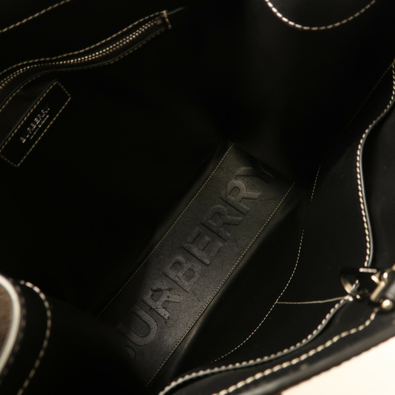 棕色 經典格紋 Slim Vertical Denny 两用包【BURBERRY 巴寶莉】-4