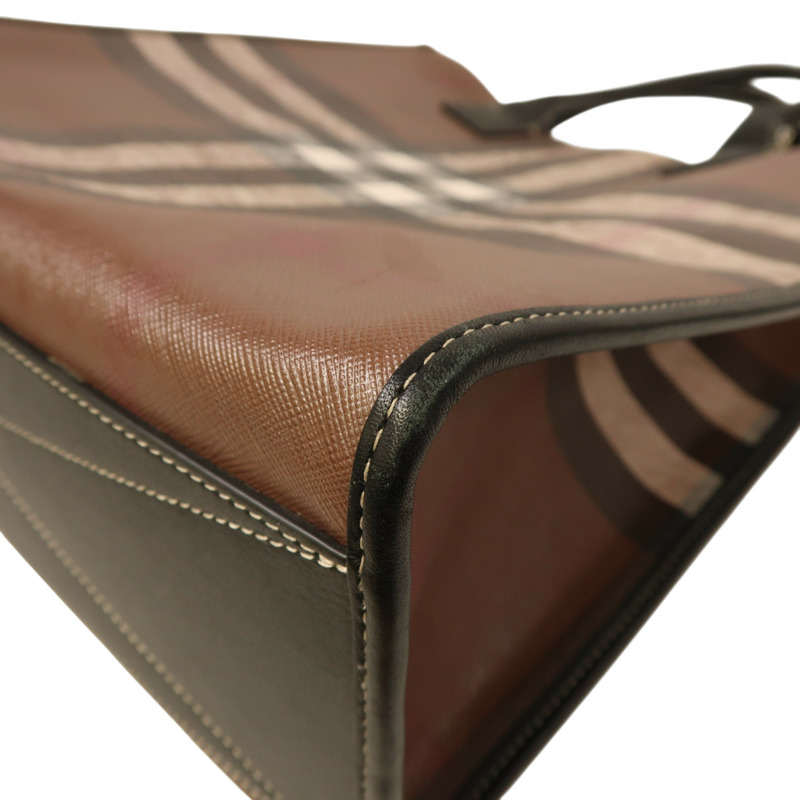 棕色 經典格紋 Slim Vertical Denny 两用包【BURBERRY 巴寶莉】-11